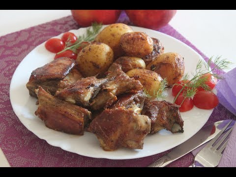 Costelles de xai de forn: plats gourmet
