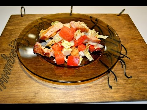 Uzený kuřecí salát - 5 receptů krok za krokem
