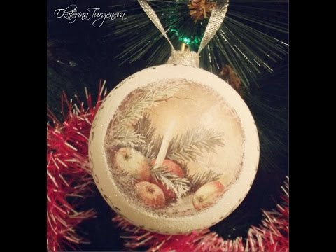 DIY vánoční výzdoba, řemesla a decoupage - 10 nápadů
