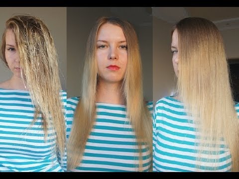 Jak se keratin narovnávání vlasů vlastníma rukama