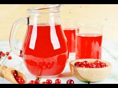 Cranberry, lingonberry, viburnum ovocné nápoje - recepty krok za krokem a výhody
