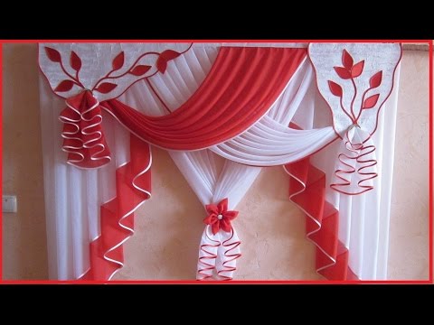 Tende: design, lambrequins, tessuto, cornici