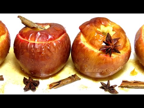 Pomes al forn amb mel i formatge cottage, un element original de qualsevol taula
