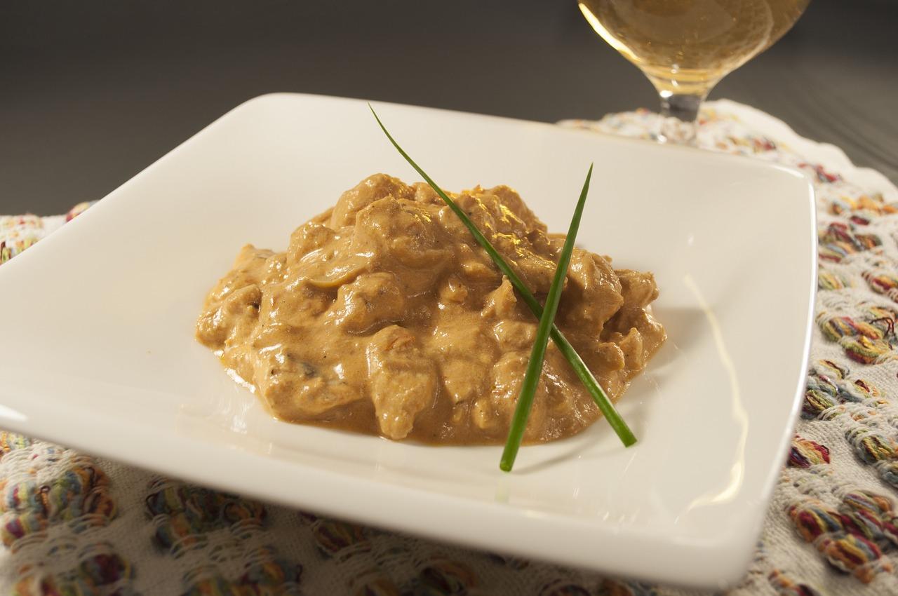 Fotografie hovězího stroganoff