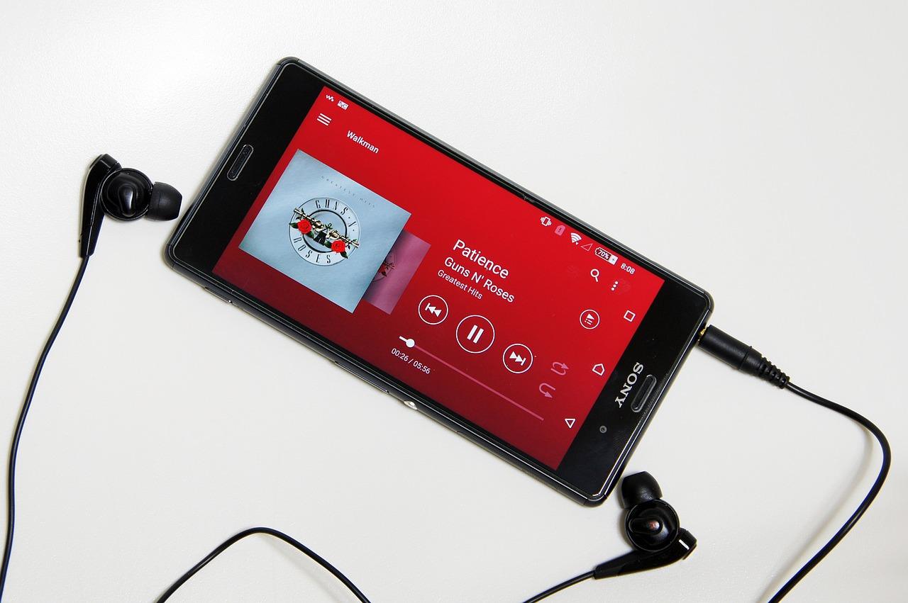 Fotografie moderního přehrávače Sony Walkman