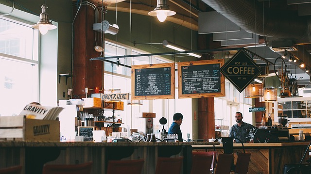 Elegant habitació en una cafeteria