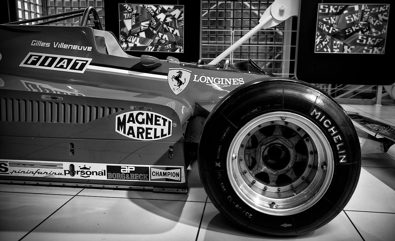 Fotografie sportovních pneumatik Michelin