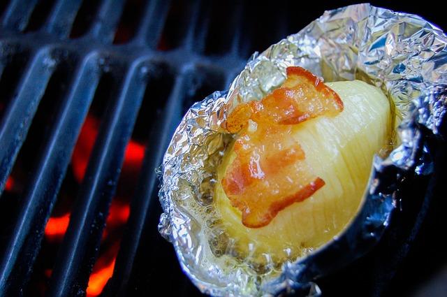 Gegrillte Kartoffel