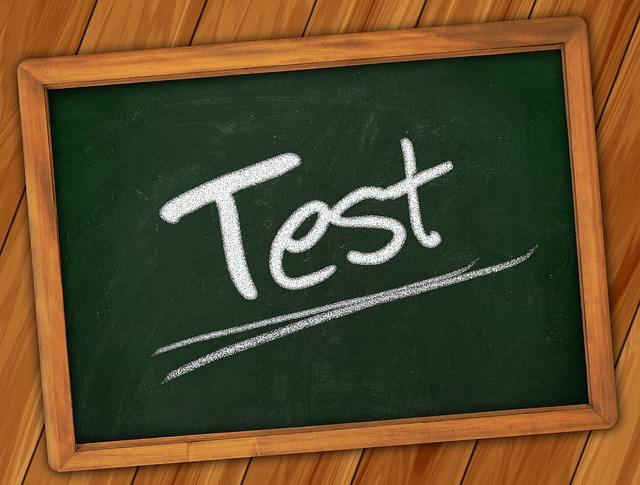Školní nápisový test