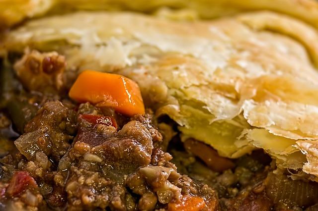 Fotografie z listového těsta khachapuri