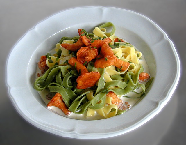 Foto de pasta amb bolets