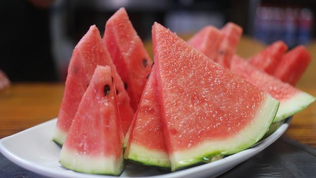 Foto de síndria sucosa i madura