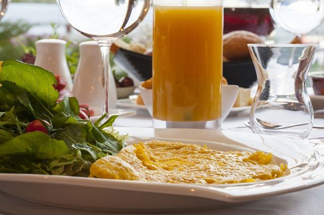 Frittata e succo