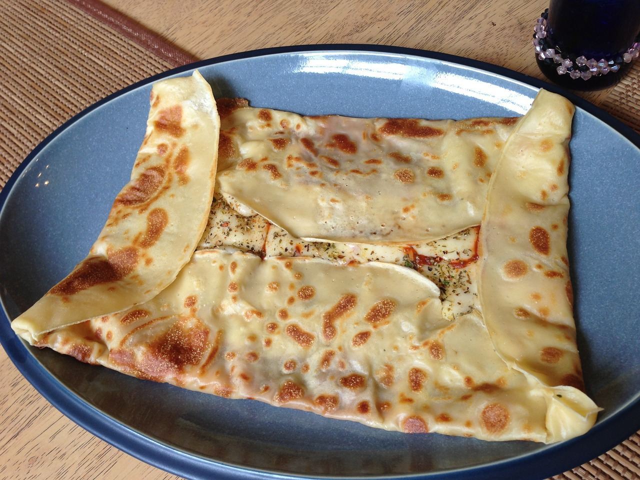 Palačinky se šunkou a sýrem