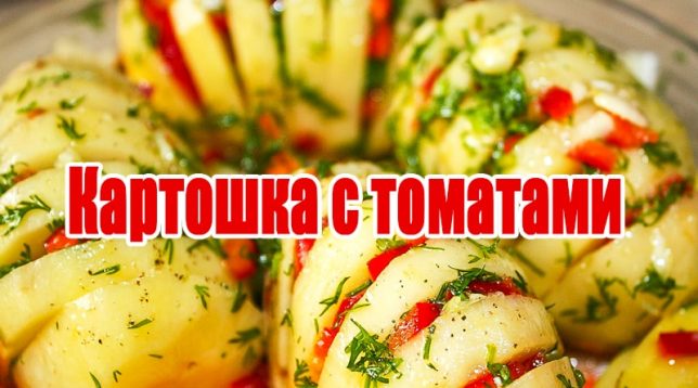 Kartoffel mit Tomate