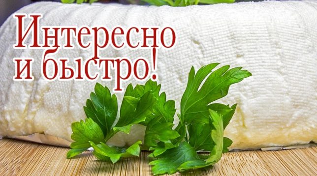 Tvaroh s petrželkou