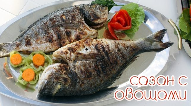 Dues carpes en un plat